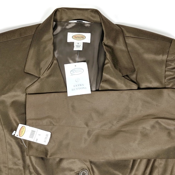 NWT $178 TALBOTS Stretch Silk Blend Blazer Size 6 - Picture 5 of 8